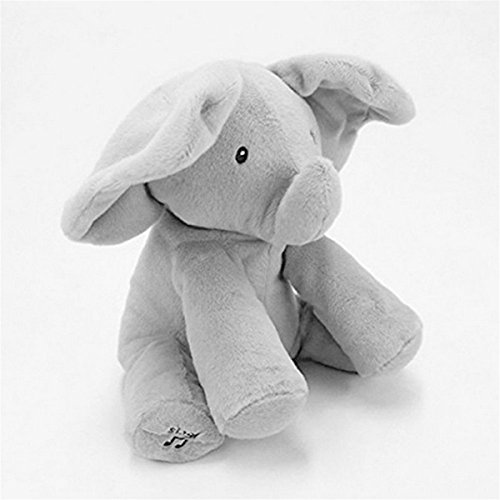 Electronic Music Elephant Soft Dolls Toys Animal Elephant Pillows