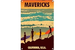 Ducomi Quadri Vintage Targhe Metallo Decorative Cucina e Casa - Targa con Stampe Americane Decorazione Muro Parete - Quadro Metallico Appendere - Poster Accessori Arredo Soggiorno (Journey 30434)