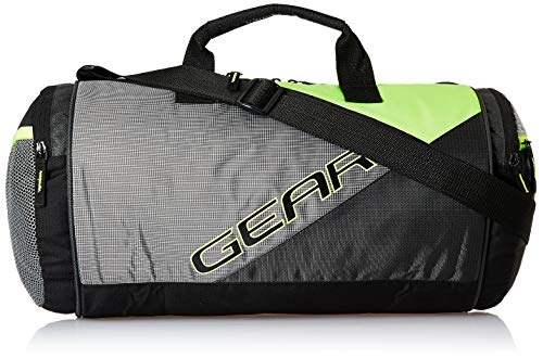 Gear Polyester 39 cms Grey Travel Duffle (DUFBLOCKY0403)