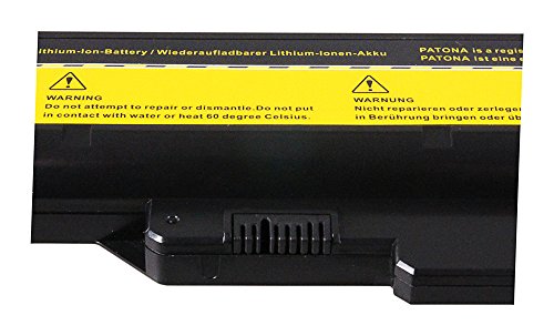 PATONA Laptop Akku für Lenovo Lenovo | IdeaPad B470 | B470 Serie | B470A | B470eL-BEI | B470G | B475 | B475A | B475G | B570 | B570A | B570G | E47 | G460 | G460 0677 | G460 06779UU | G460 06779XU | G460 20041 | G460A | G460A-IFI | G460A-ITH | G460E | G460G | G460L | G460L-IFI | G465 | G465A | G470 | G470A | G470AH | G470AX-ITH | G470G | G470GH | G475 | G475A | G475E | G475G | G475L | G56 | G560 | G560 0679 | G560 M278ZUK | G560 M2792UK | G560A | G560E – [ Li-ion; 4400mAh;schwarz] - 4
