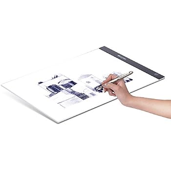 Tablette Lumineuse LED VEVOR A3 - Rétro-éclairage USB, Réglable, Pour Calque Et Dessin