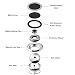 Produktbild epasal Top Qualität Sicherer Version, Magnetverschluss Auto Mount Handy halter Wiege für iPhone 6 6S Plus 5S 5 C SE, Samsung Galaxy Note 3 4, Galaxy S4 S5 S6 S7 s7edge, Nokia, LG, HTC, Nexus