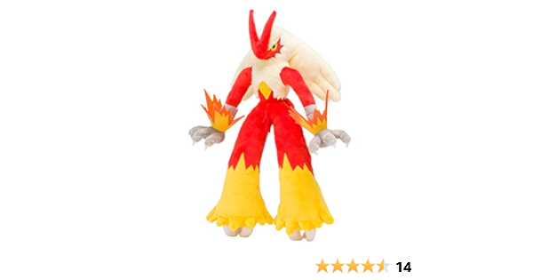 Pokemon Center Original Plush Doll Blaziken Brasegali Big Amazon Co Uk Toys Games