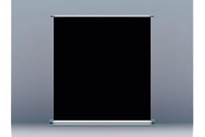 Oedim Roll Up Croma Nero, 200 x 200 cm, Stampa Inclusa Massima Qualità di Stampa, Anti Curbing, Antibilanciamento, Espositore Pubblico Arrotolabile.