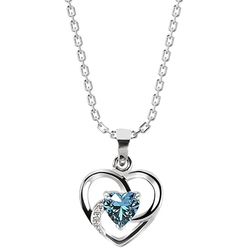 Clara 925 Sterling Silver Heart Pendant Necklace | with or Without Chain & Bracelet | Valentine Gift for Women and Girls