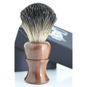 Haryali London Shaving Brush Super Badger - Wooden Mens Shaving Brush for Luxurious Lather - Long Lasting with No… - Image 2
