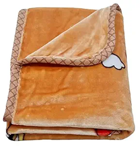 First Kick Baby Blankets New Born Pack of Double Layered Supersoft Mink AC Blanket for Baby Boy and Baby Girl