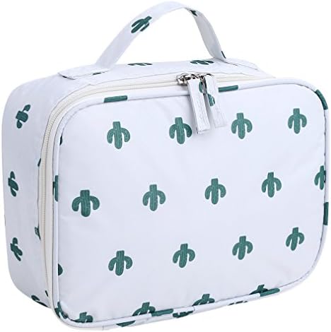 Albeey Travel Make-up Bag Cosmetic Case Toiletry Bag with Zipped (cactus)