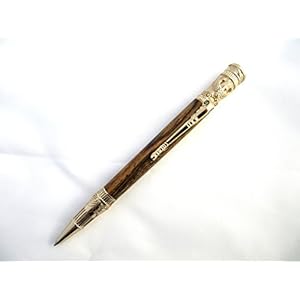 Von Hand gedrechselter Drehkugelschreiber Modell 