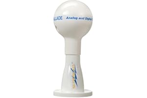 OSCULATI Glomex Ballade Antenna, DVB-T2 TV, Terrestre per imbarcazioni e veicoli mobili, 165mm, 23.5 dB