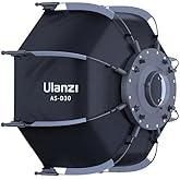 Ulanzi AS-D30 صندوق ناعم مثمن الشكل مقاس 30 سم من Mini Bowens مجمع ومشوي