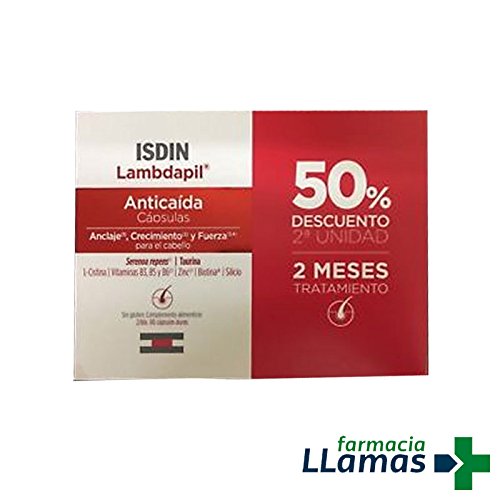 Pack Lambdapil Isdin anticaida duplo 60 + 60 cápsulas