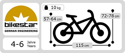 BIKESTAR® Premium Kinderfahrrad für sichere und sorgenfreie Spielfreude ab 4 Jahren ★ 16er Classic Edition ★ Candy Lila & Diamant Weiß - 7