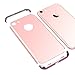 Produktbild VemMore kompatibel mit iPhone 8 Hülle Hard Handyhülle Ultra Slim Dünn 360 Hardcase Full Body Case 3 in 1 Gold Bumper Schutz Schutzhülle Anti-Kratzer Protective Stoßfest PC Cover Matt - Rose Gold