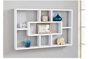 ultimatesalestore Multi-Compartment Shelf Great Space-saving Addition White.