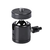 Mini Rótula de 360 Grados 1/4 Pulgadas de UCEC Cabezal para Tripoide...