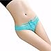 Produktbild Strings,Timogee Frauen Spitze Briefs Höschen Riemen G-String Unterwäsche Unterwäsche,Damen Dessous Tangas Slip Unterhose Erotik Versuchung Nightgown Thongs Frau Reizwäsche Hose (Blau)