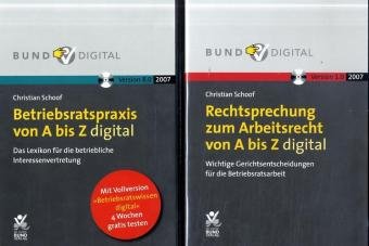 Betriebsratspraxis von A bis Z /Rechtsprechung zum Arbeitsrecht von A bis Z - Kombi-Paket: CD-ROMs für die betriebliche Interessenvertretung