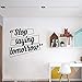Produktbild Hör Auf Zu Sagen, Morgen Zitieren Decal Decor Pvc Wandaufkleber Für Kidsroom 68Cmx58Cm