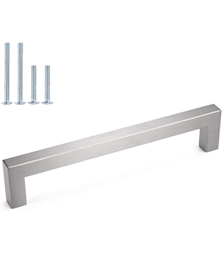 Maniglione Porta In Acciaio Inox Satinato - 325x300x65mm, Per Porte Interne Ed Esterne - Foto 3