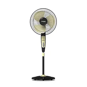 Crompton HighSpeed Torpedo 400-MM Pedestal Fan (Black Yellow)