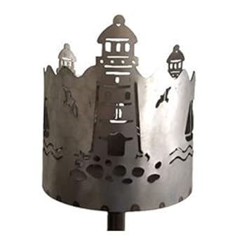 Gartenfackel Auf Stecker Aus Metall Hhe 128 Cm 15cm Inkl 2 Holzbrennelementen Garten Sommer Fackel Windlicht Feuerschale Gartenstecker Fackel Aus Metall Gartenfackel Feuerstelle Gartendeko