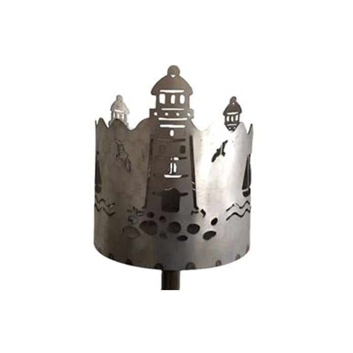 Gartenfackel Auf Stecker Aus Metall Hhe 128 Cm 15cm Inkl 2 Holzbrennelementen Garten Sommer Fackel Windlicht Feuerschale Gartenstecker Fackel Aus Metall Gartenfackel Feuerstelle Gartendeko