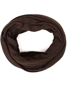 Kinder - Loop uni braun für Kinder und Jugendliche, Kids Schlauchschal, Schal Tuch für Mädchen und Jungs handmade