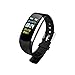 Price comparison product image HEsdzML Smart Bracelet, IP68 BP Heart Rate Sleep Monitor Call Reminder Wristband Tracker
