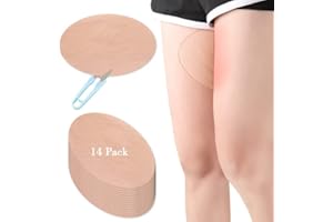 QJFHURB Oberschenkelbänder 14 Stück Anti Reibungs Oberschenkel Patch Anti Chafing Bands Anti Scheuer Oberschenkel Unsichtbare Anti-Reibungs-Oberschenkelpolster Geeignet den täglichen Spaziergang und Sport