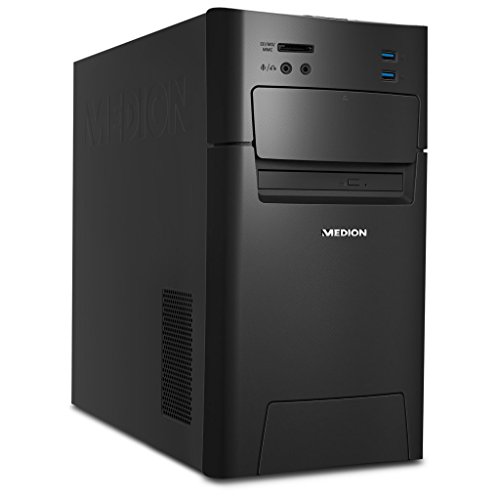 MEDION AKOYA P5331 DR PC System, Intel Core i5-6402P, 1.000 GB HDD, 128 GB SSD, 8 GB DDR4 RAM, Hot-Swap, MD Radeon RX 460 Grafik, Windows 10 Home, schwarz - 2
