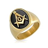 Dos tonos llamativos mirar- lustroso, chapado en oro de dos tonos y simulado, ónix negro resina crea una dinámica, aspecto dimensional con presencia imponente.