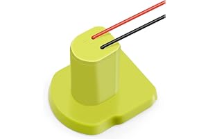 WOVELOT Batteriadapter för Ryobi One 18 V litiumjonbatteri, elektrisk verktygsbatteriomvandlare med 12 gauge kabel