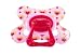Difrax Dental Extra Strong Pacifier with Hearts (18 Plus Months, Pink)