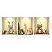 3D Illusion Niches for Baby - Repositionable and Removable Textile Wall Stickers Mural Decals Art Decoration for Childrens Bedroom Kids Nursery Extra Durable Home Decor Highly Detailed Illustrations