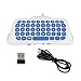 Produktbild Mini 2.4G Wireless Nachricht Tastatur Adapter Chatpad Tastatur für Playstation 4 für PS4 Controller Spiel Zubehör Weiß - Weiß