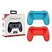 Produktbild DollaTek Grip Kompatibler Switch Joy-Con, verschleißfeste Comfort Game Controller Griff-Kit Kompatibler Switch Joy Con (2-Pack), Blau/Rot