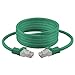 Price comparison product image 20M Cat. 7 - Ethernet Gigabit Lan Network Cable (RJ45) | 10/100/1000Mbit/s - For Streaming | SUHD Tv | IPTV | Desktop Pc | Servers | Laptops | Network Printers/10 Gbs/High Quality | Green