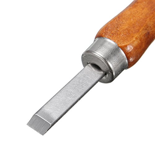 Holzschnitz Werkzeuge, GOCHANGE 12 Set SK2 Kohlenstoffstahl Holz Messer-Hand Stemmeisen Tools Kit / Holzmeißel Set Werkzeuge mit box für Kinder, Anfänger, Tischler, Carver, Künstler - 7