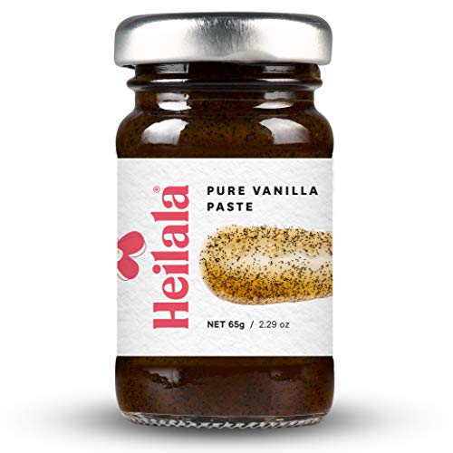Heilala Pasta di fagioli alla vaniglia con veri semi di baccelli di vaniglia, 65g (Pure Vanilla Bean Paste)