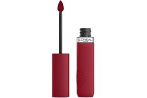 L'OREAL PARIS L'Oréal Paris - Rouge à Lèvres Liquide - Couleur Intense & Fini Mat - Longue Tenue - Sans Transfert - À L'Acide Hyaluronique - Infaillible Matte Resistance - Teinte : 420 Le Rouge Paris