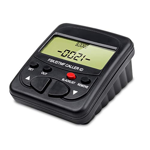 Bloqueador de llamadas de teléfono fijo telpal para teléfonos fijos con identificador de llamadas pantalla, 1500 capacidad