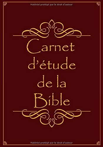 Télécharger Carnet d'étude de la Bible: Un livret pour y inscrire les remarques que t'inspire l'étude de la Bi PDF
