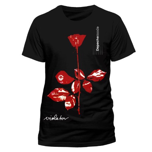 Live Nation Depeche Mode - Violator - Camiseta para hombre, Negro (Black), Large
