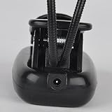 MagiDeal Flexible 2 Dual Arme Clip Auf 4 LED-Licht Klemmlampe Für Tisch Lampe Schwarz Buchlese - 6