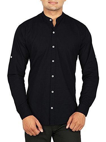Base 41 Mens Linen Stand Collar Full Sleeves Shirt (STFL) RS.545 (66.00% Off) - Amazon
