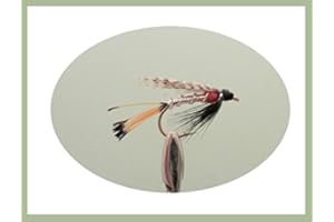 TROUTFLIES UK WET FLIES Peter Ross Wet Fishing Flies, 6 Pack, Choice of Sizes, Trout or seatrout Fishing