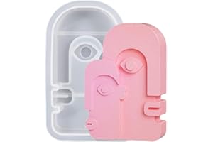 GDVONE Stampi in Silicone per Sapone Aromaterapia Candele Resina, Stampo in Silicone per Fai da Decorazioni per la Casa (doppia faccia)