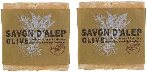Dhanvantari – 2 pieces of 95% of Aleppo Olive Oil Soap 200 gr