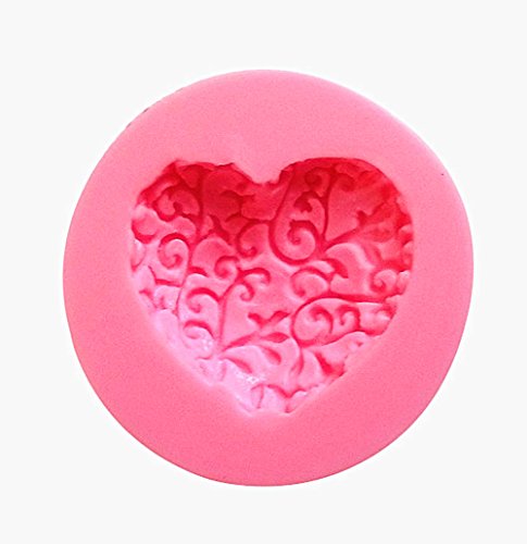 CAOLATOR Silikon Backform 3D Ein Hohlraum Herz Handgefertigte Kuchen Form Bakeware Werkzeug Silikon Form Handgefertigte Form